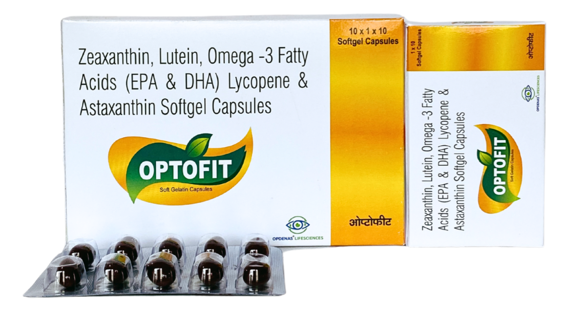 Astaxanthin 2mg +Lutein 10mg+Zeaxanthin 2mg +Omega 3 Fatty Acid 500mg+ Vitamin A 1000 I.U