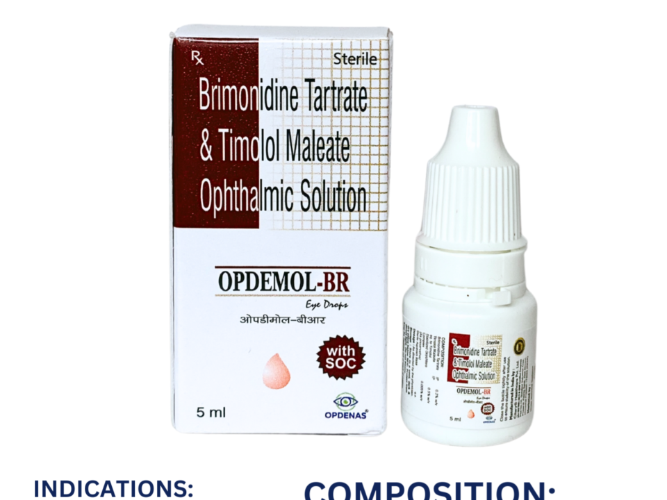 Brimonidine 0.2% + Timolol Maleate0.5% + Chloride Solution 0.02%