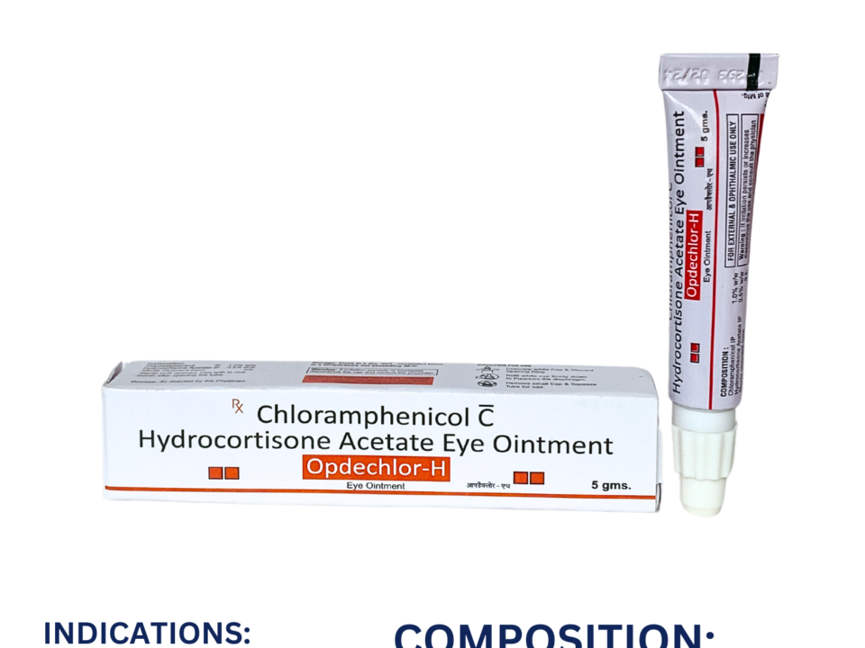 Chloramphenicol 1.0% + Hydrocortisone Acetate 0.5%