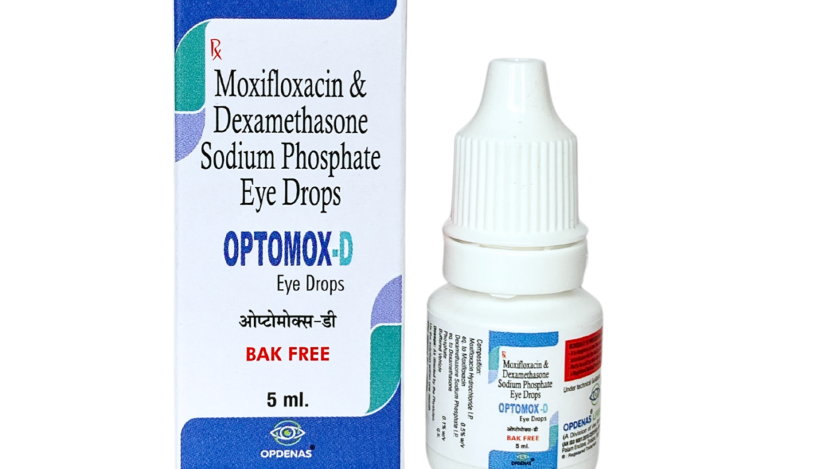 Moxifloxacin.0.5 %+ Dexamethasone 0.1%