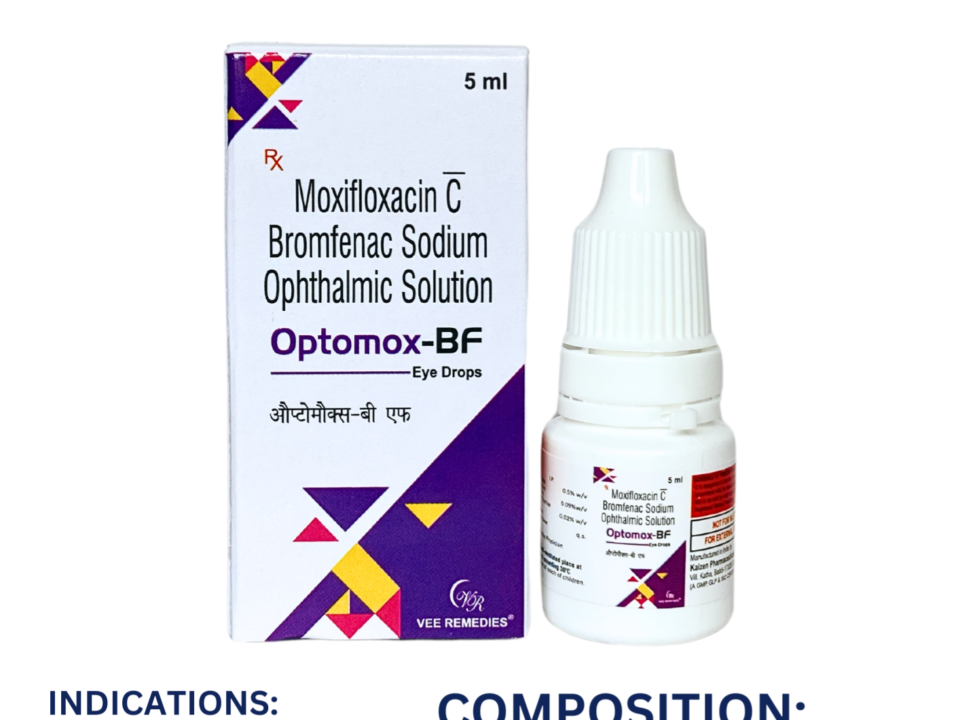 Moxifloxacin0.5%+ Bromfenac 0.09%