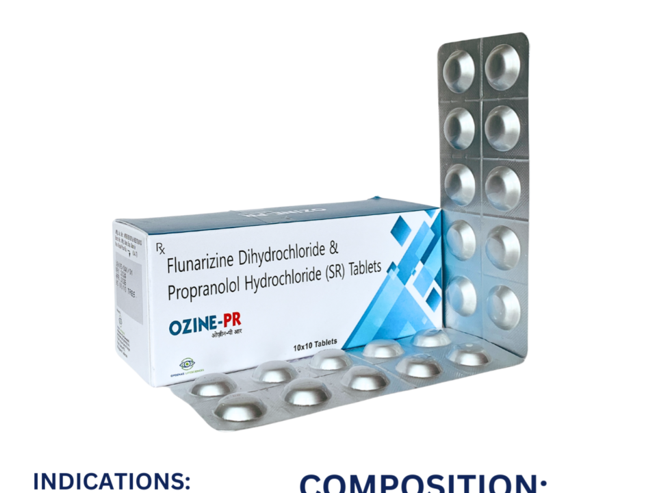 Flunarizine 10mg+Propranolol 40mg (SR)