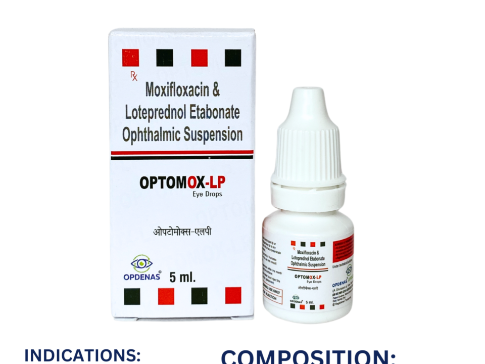 Moxifloxcin 0.5% +Loteprednol 0.5%