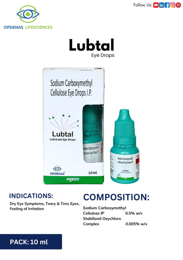 Sodium Carboxymethyl Cellulose Eye Drops I.P CMC 0.5 %