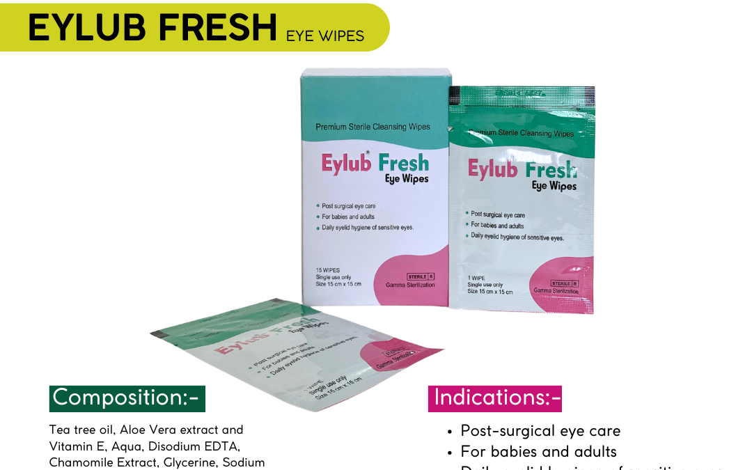 EYLUB FRESH Eye Wipes