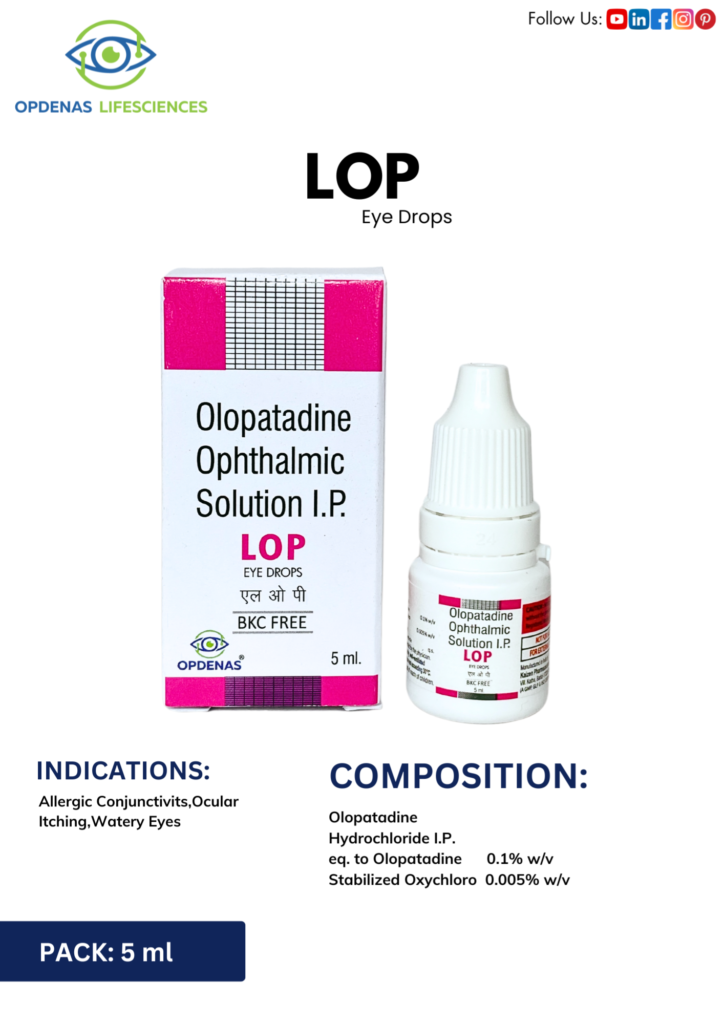 Olopatadine Hydrochloride 0.1%